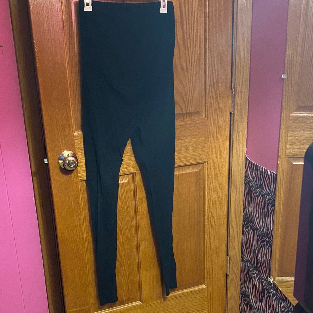 GAP Maternity Pure Body Classic Black Comfy Leggings